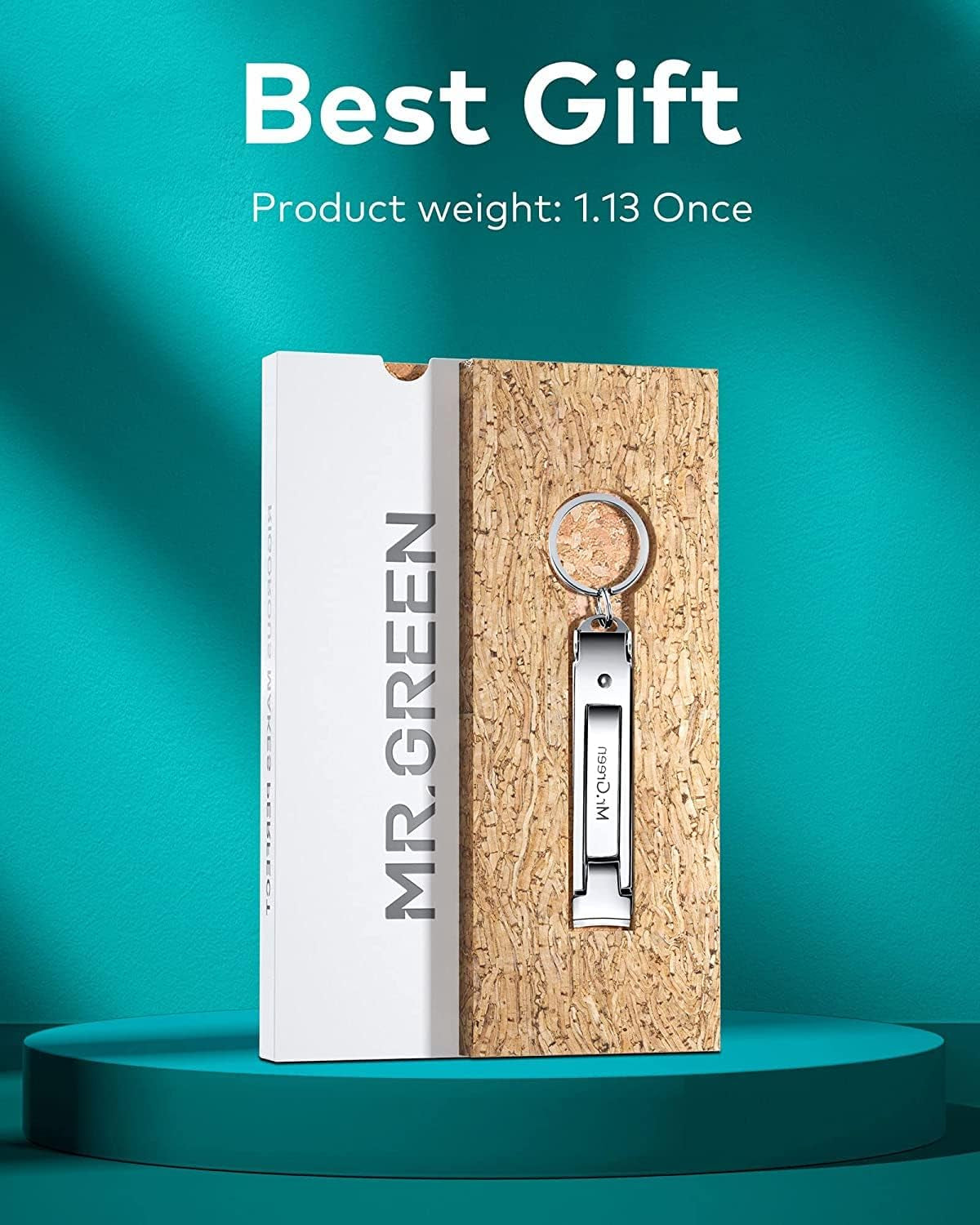 MR.GREEN Ultra Slim Portable Nail Clippers - Medical Grade Stainless Steel Foldable Design for Travel