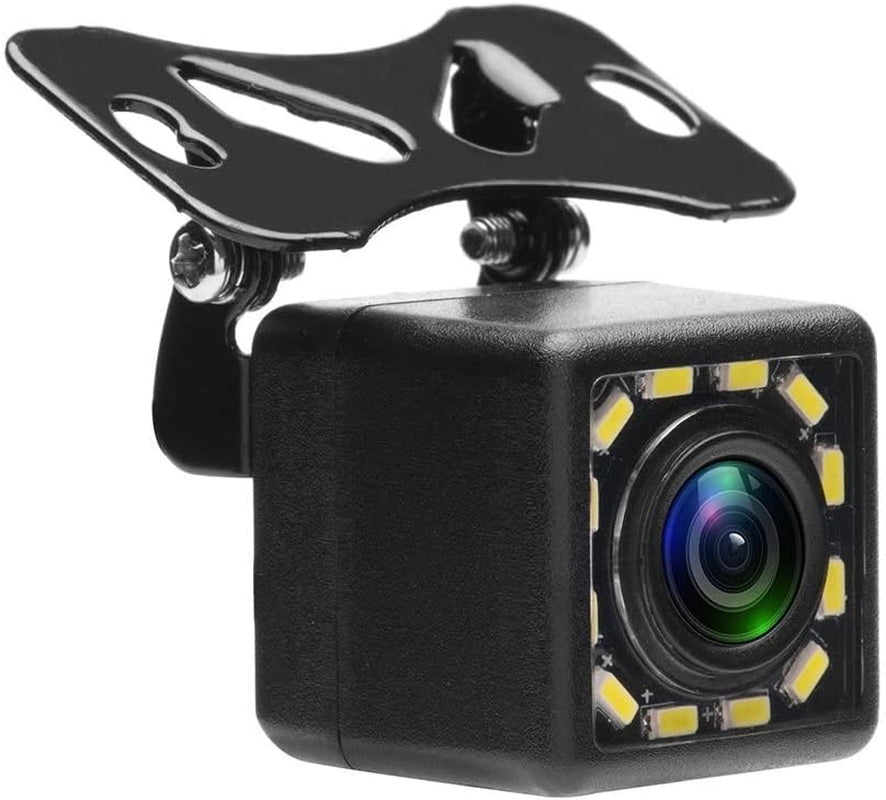 Car Backup Camera, Rear View Camera Ultra HD 12 LED Night Vision,Waterproof Reverse Camera 170° Wide View Angel for Universal Cars,Suv,Trucks,Rv and More (HD)