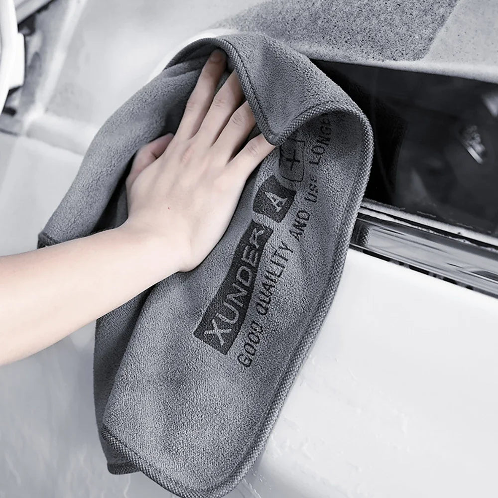 5/1PC High-End Microfiber Car Washing Towel Auto Cleaning Drying Cloth Hemming Car Care Detailing Cloth Water Absorption Car Rag