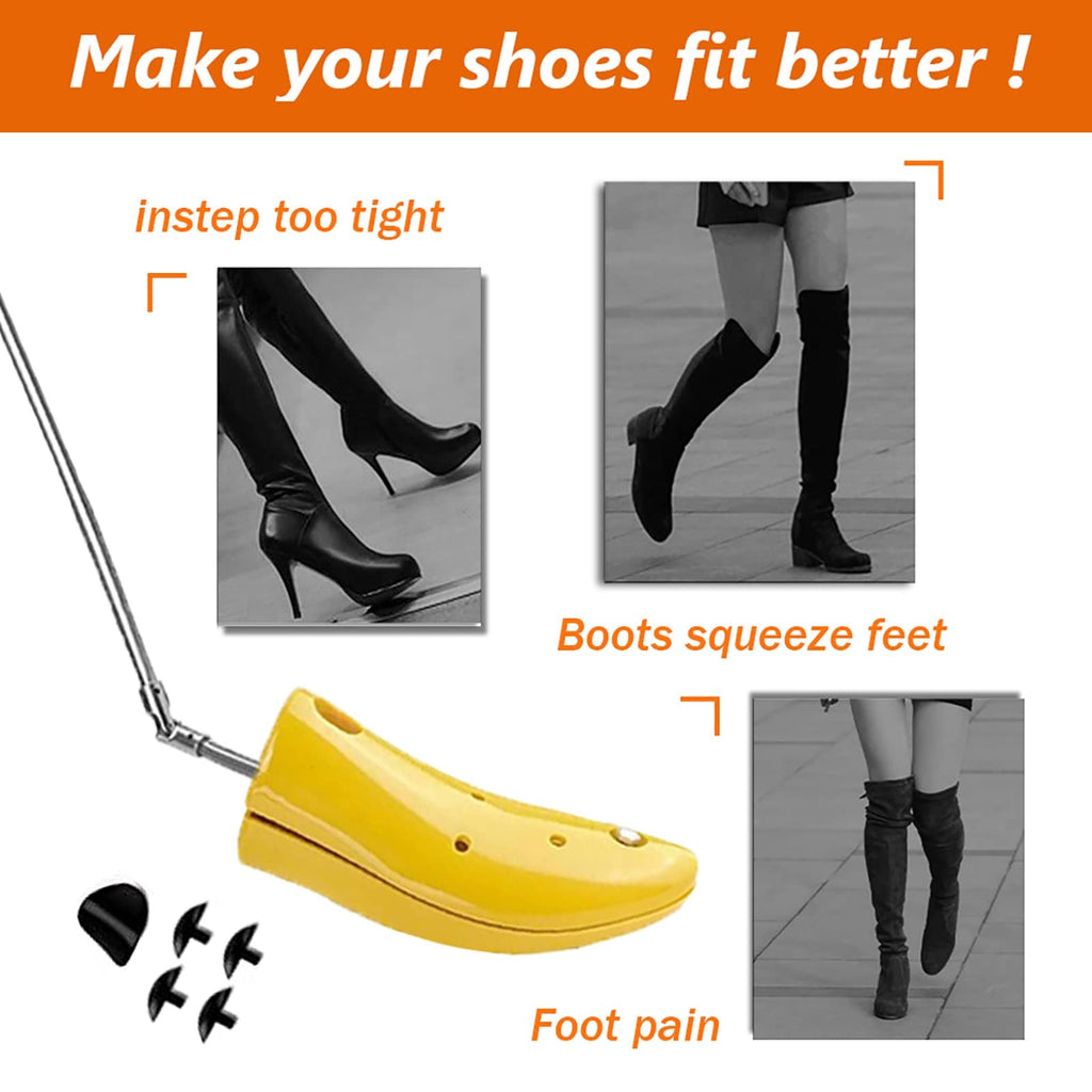 Adjustable Shoe Instep Stretcher and Higher Vamp Boot Trees