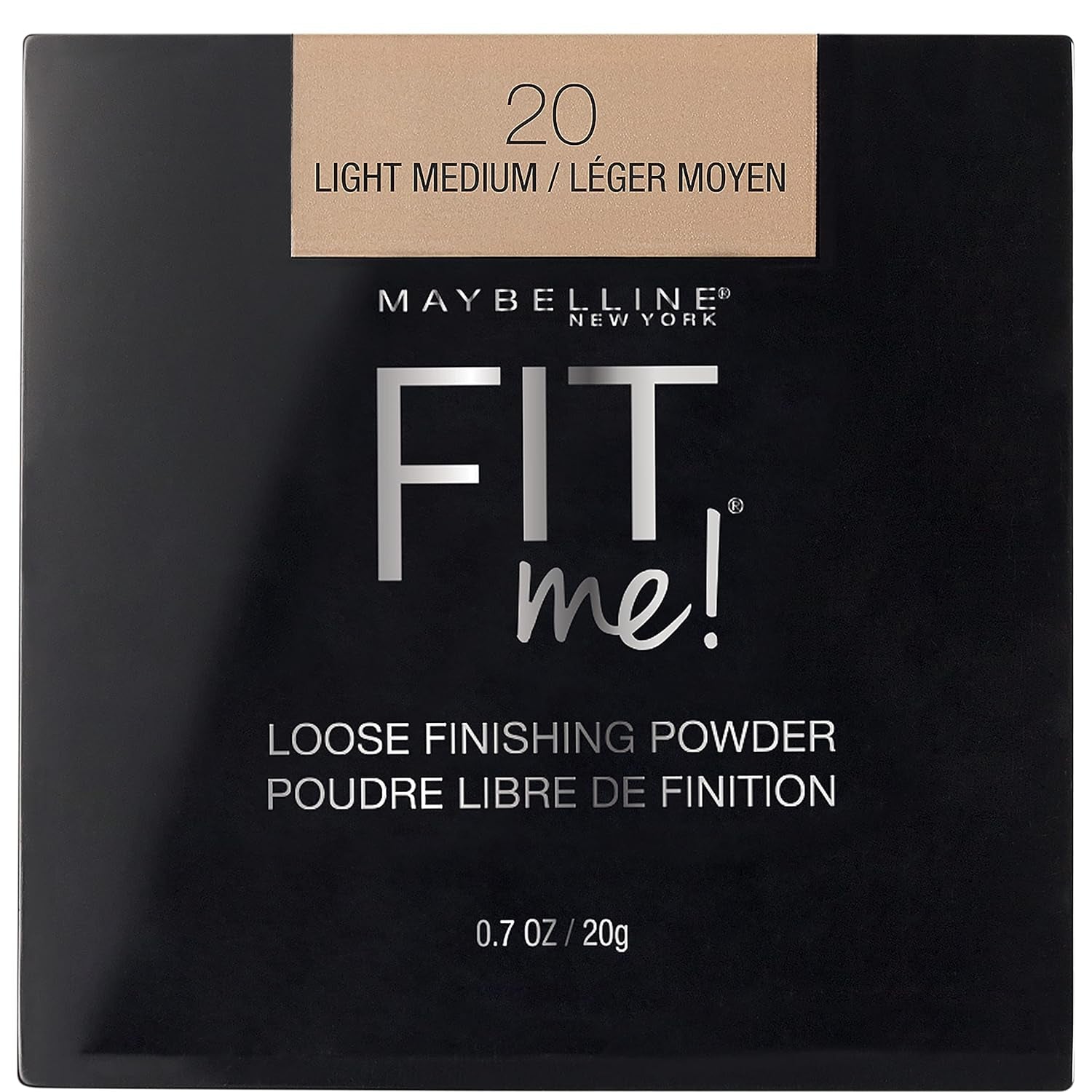 Maybelline Fit Me Loose Setting Powder - Lightweight Face Makeup & Finishing Powder in Light Medium - Flawless Finish, 1 Count