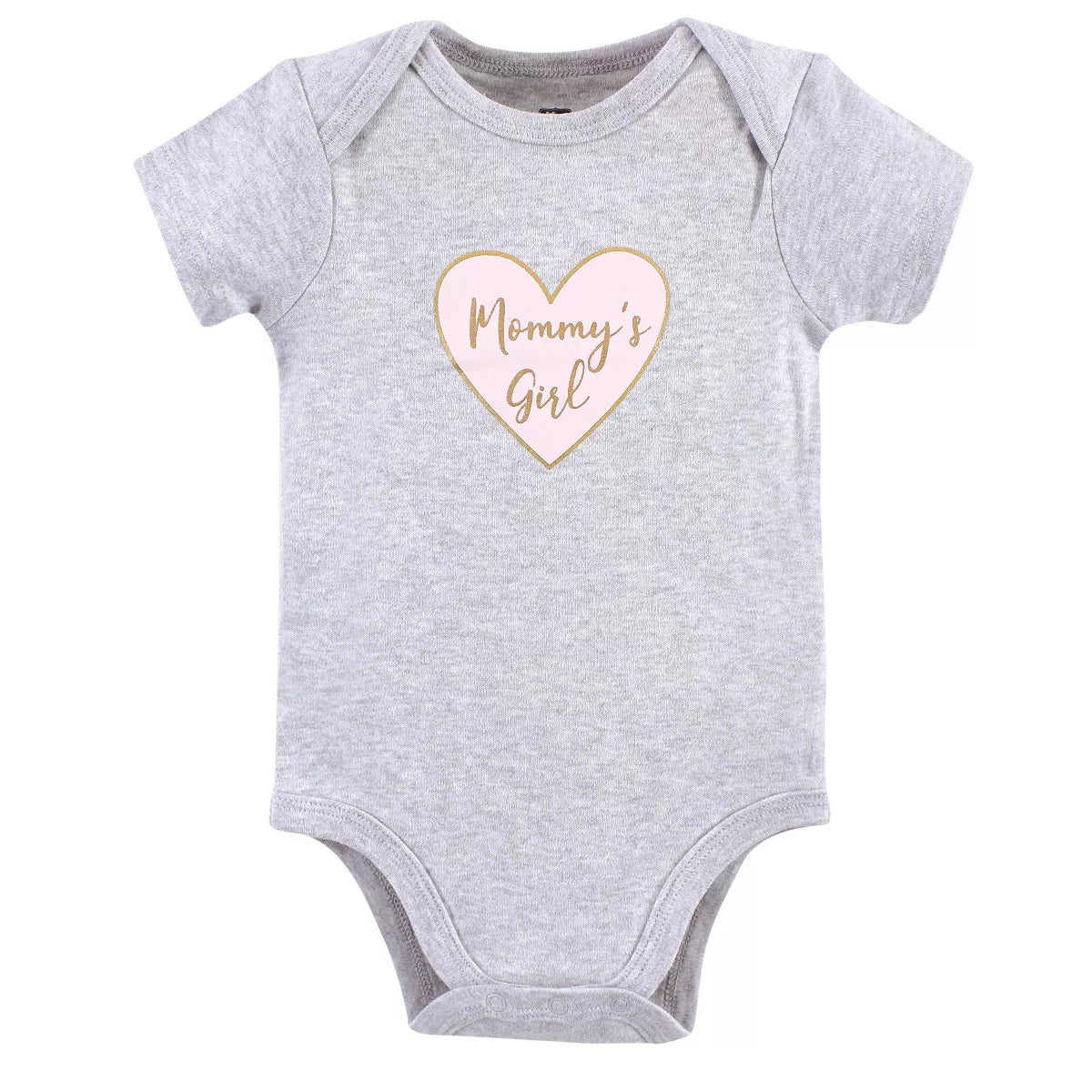Hudson Baby Infant Girl Cotton Bodysuits 3Pk, Girl Mommy