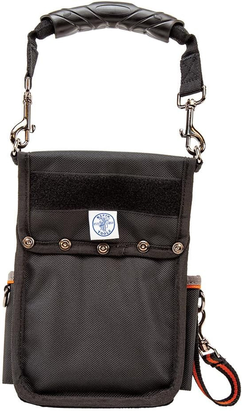 Klein Tools Tradesman Pro Tool Pouch - Durable 9 Pocket Design with Electrical Tape Holder and Reinforced Bottom