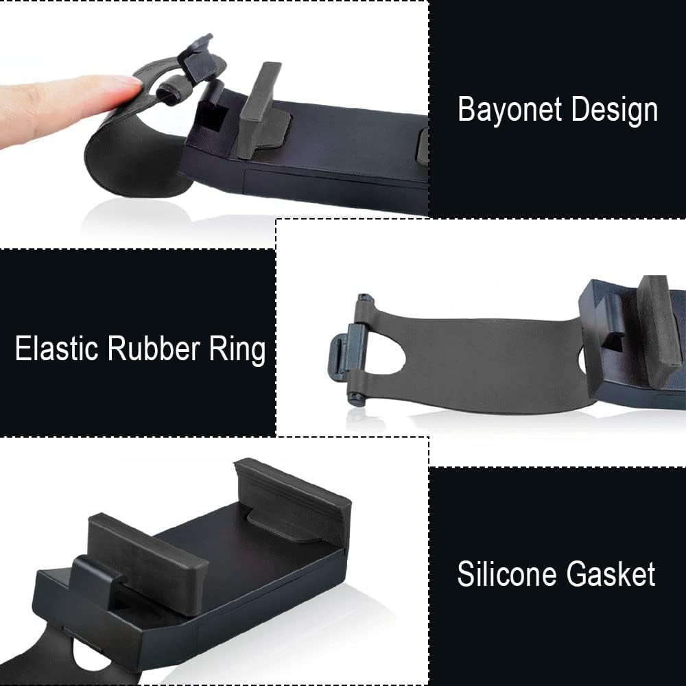 HAOBO Adjustable Car Phone Holder - Universal Hands-Free Steering Wheel Mount for All Smartphones (Black)