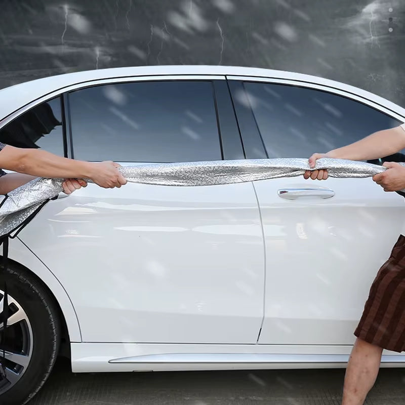 Universal Fit Car Cover for Sedans and SUVs - Sun, Snow, and Dust Protection