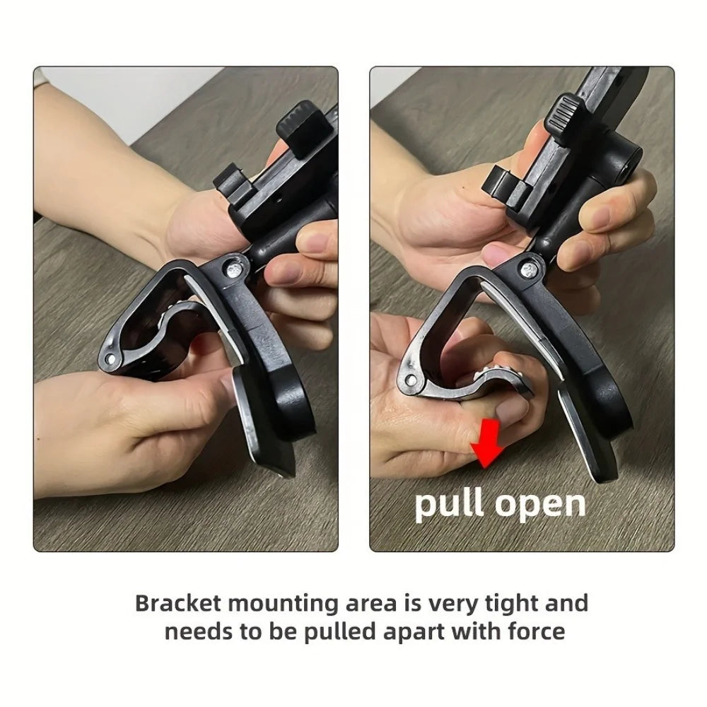 Universal Multi-Function Car Mobile Phone Holder - 360 Degree Rotatable Dashboard GPS Clip Accessories