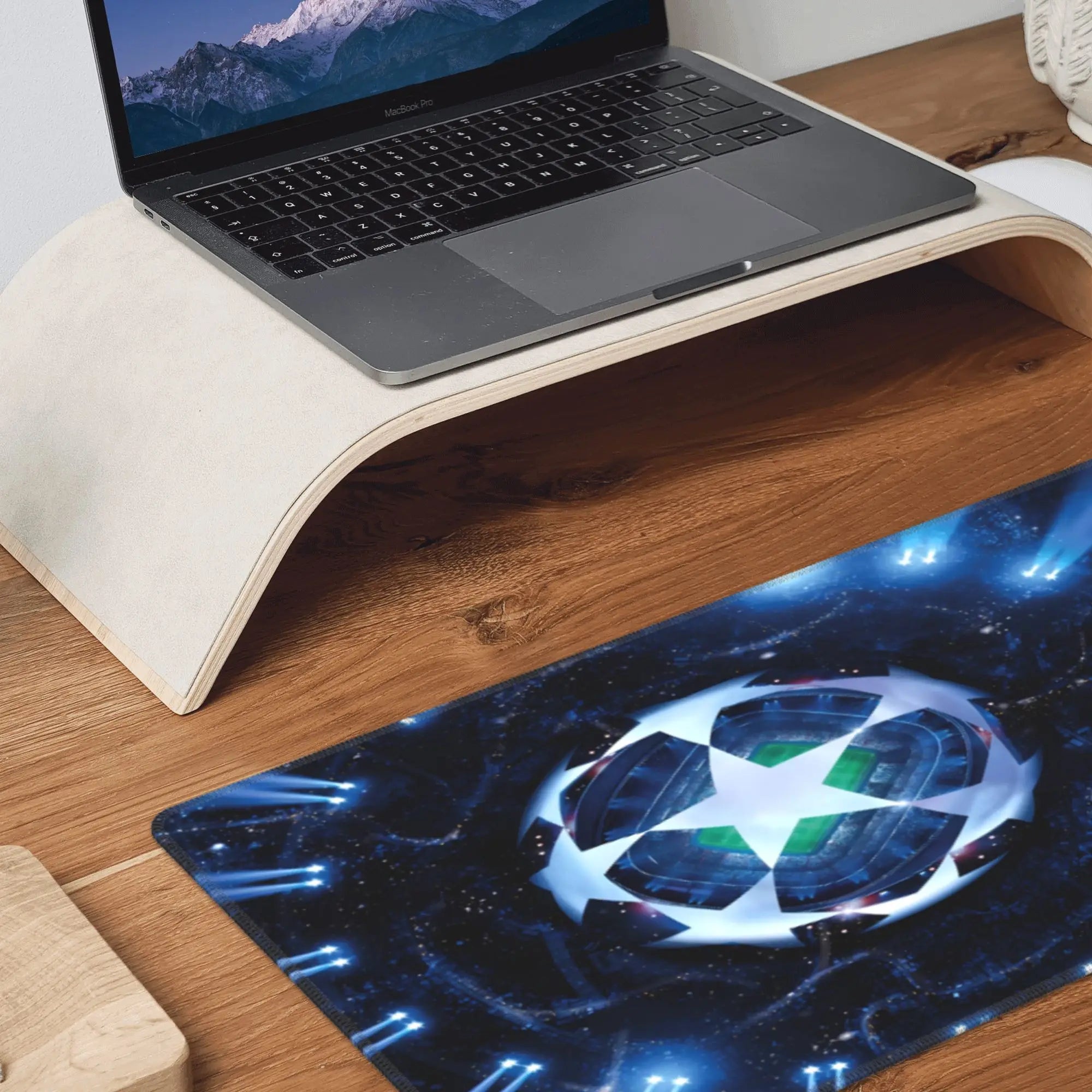 Large Anime Football Cartoon Mouse Pad - Custom Non-Slip Desk Mat for PC Gaming and Keyboard Use