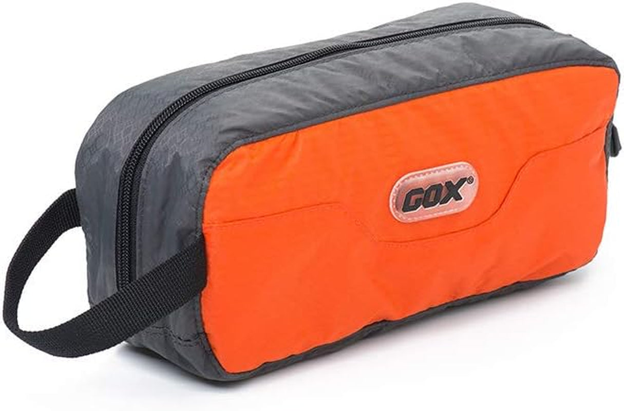 GOX Travel Small Toiletry Bag for Men Nylon Dopp Kit Medicine Bag Travel Organizer Pouch Shave Kits for Teens Toiletry Essentials Bathroom Compact (Turquoise, 9.8 * 4.3 * 3.3 Inches)