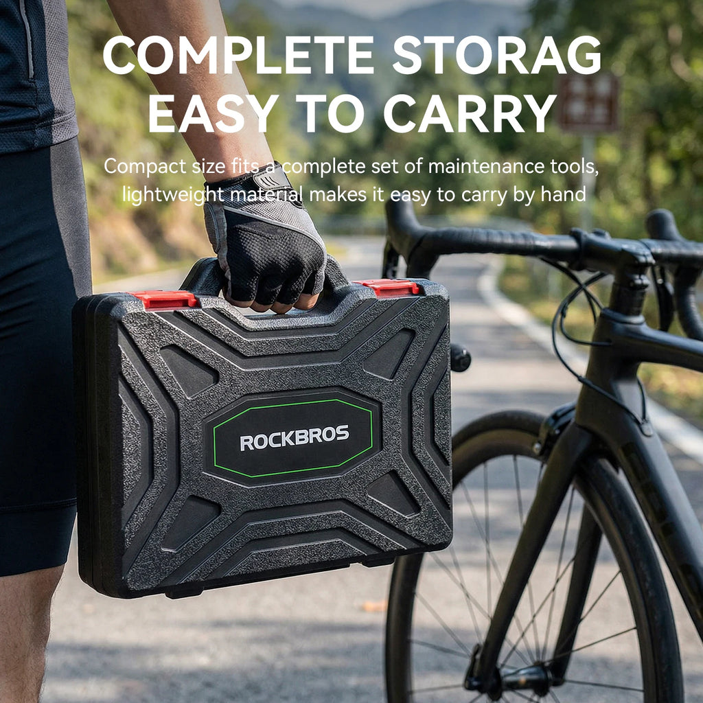 ROCKBROS Bicycle Repair Tool Kits 44 in 1 Professional Bike Multifunction Repair Tools Key Set Cycling Tools