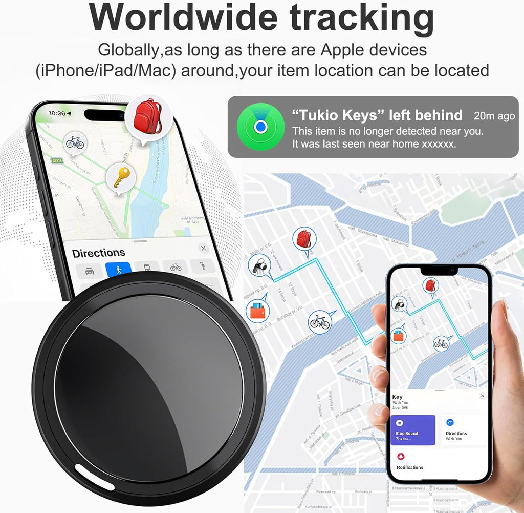 Mini GPS Tracker for Vehicles,Tracking Devices for Cars Hidden,Car GPS Tracking Device for Vehicles,Hidden Tracker Device for Vehicles Real-Time No Subscription No Monthly Fee for Car (Black)
