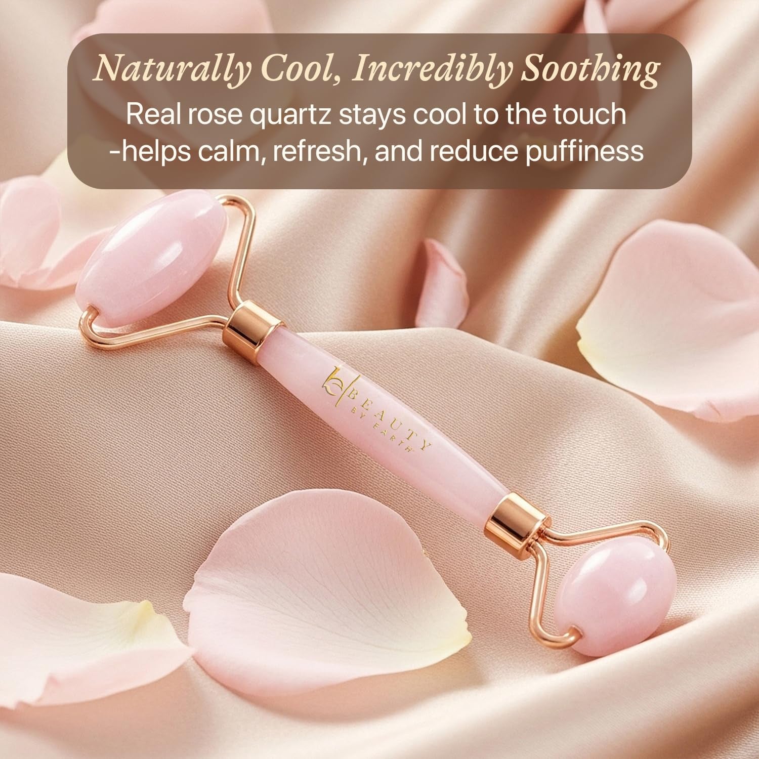 Rose Quartz Face Roller - Ultimate Relaxation & Beauty Tool for Women, Perfect Gift for Teens and Self-Care Lovers, Reduces Fine Lines and Wrinkles