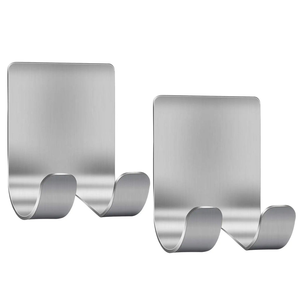 6/2Pcs Razor Holder 304 Stainless Steel Men Shaving Shaver Razor Stand Shelf Shaving Razor Storage Rack Bathroom Hook Organizer