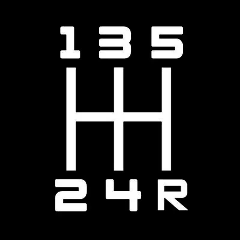 Personalized Car Speed Shift Lever Sticker - 9cm x 12.5cm Car Accessory Decoration