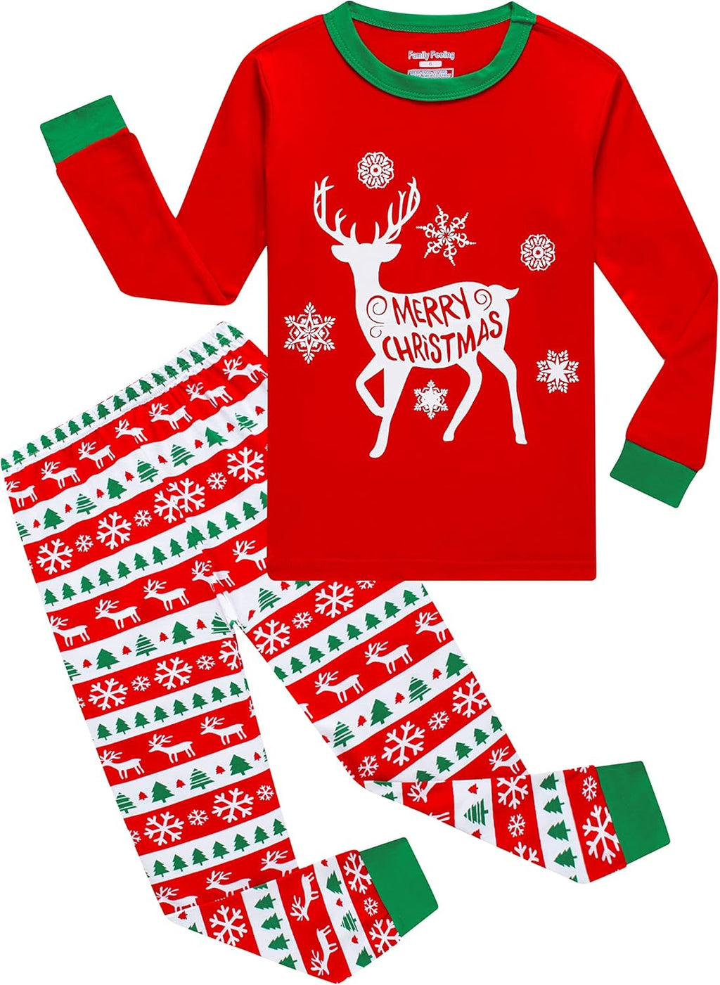 Kikizye Christmas Family Matching Pajamas Family Holiday Pjs Matching Sets