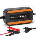 EAFC 12V 3 Afully Automatic Car Battery Charger LCD Display Charger Battery Maintainer Wet Dry Lead Acid Motorcycle Charger