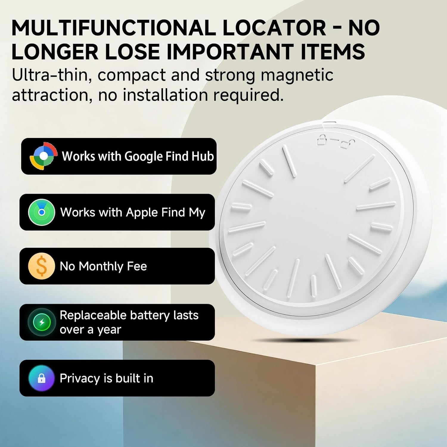 GPS Tracker for Vehicles - Hidden Tracking Devices for Cars, GPS Tracker No Monthly Fee, Car Tracker Device with Real-Time Location, Compact Tracker Device, Work with Ios and Android 2 Pack