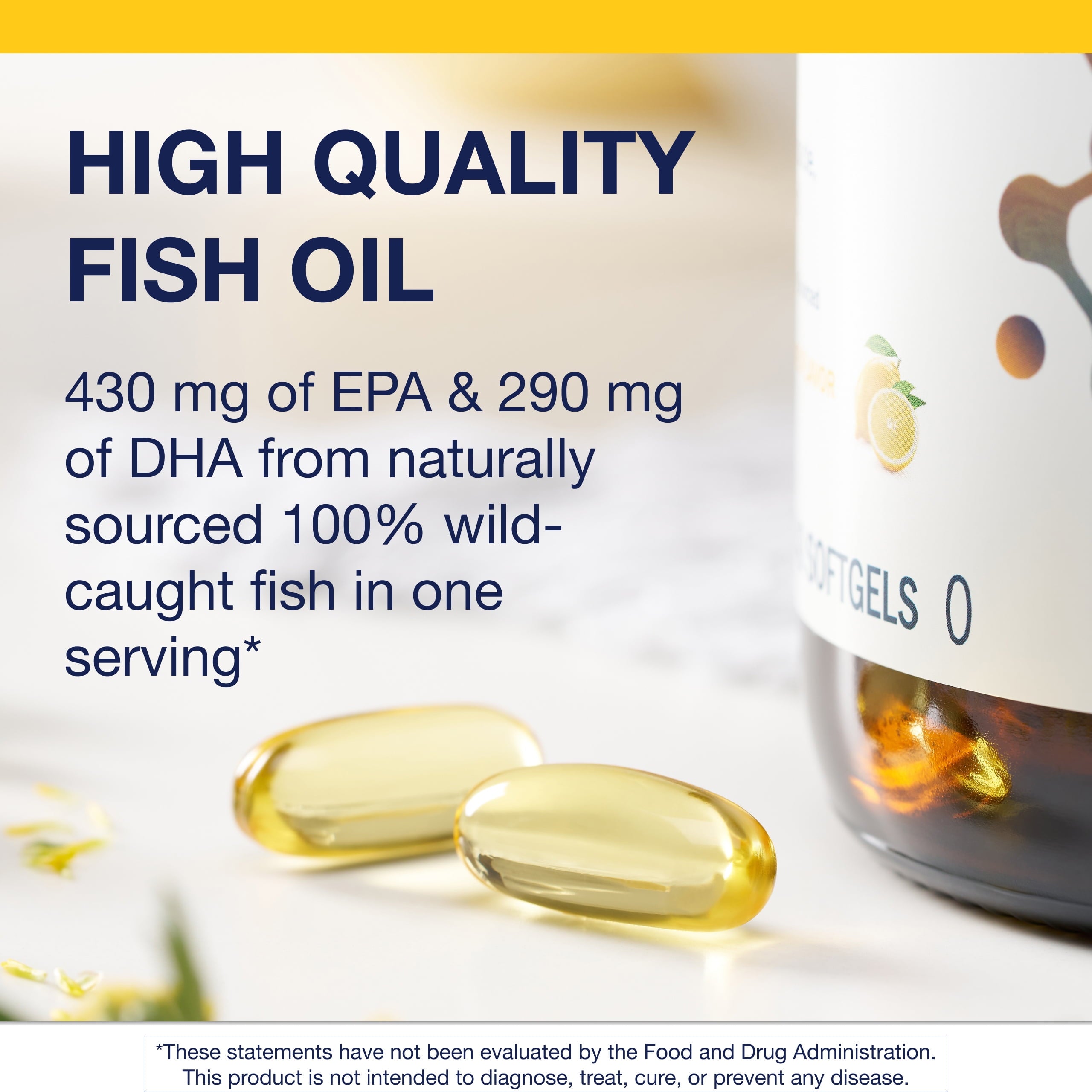 Omegagenics Fish Oil EPA-DHA 720 Mg - Omega-3 Fish Oil Supplement - High Potency - for Heart Health, Musculoskeletal Health & Immune System Health* - with DHA & EPA - 240 Softgels