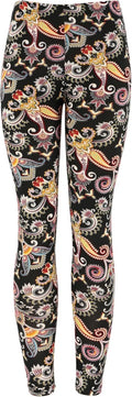 Boutique4Divas Kmystic Women'S Cotton Blend Basic Workout Fun Printed Leggings