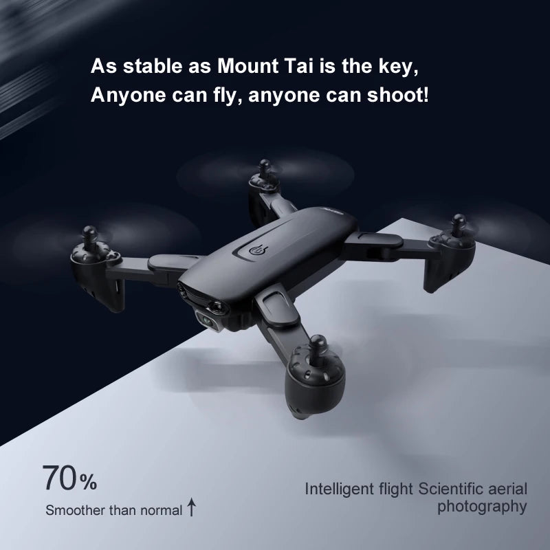 F6 GPS 4K HD Camera Drone with Follow Me Mode, Optical Flow Technology, and Foldable Design - Professional Quadcopter