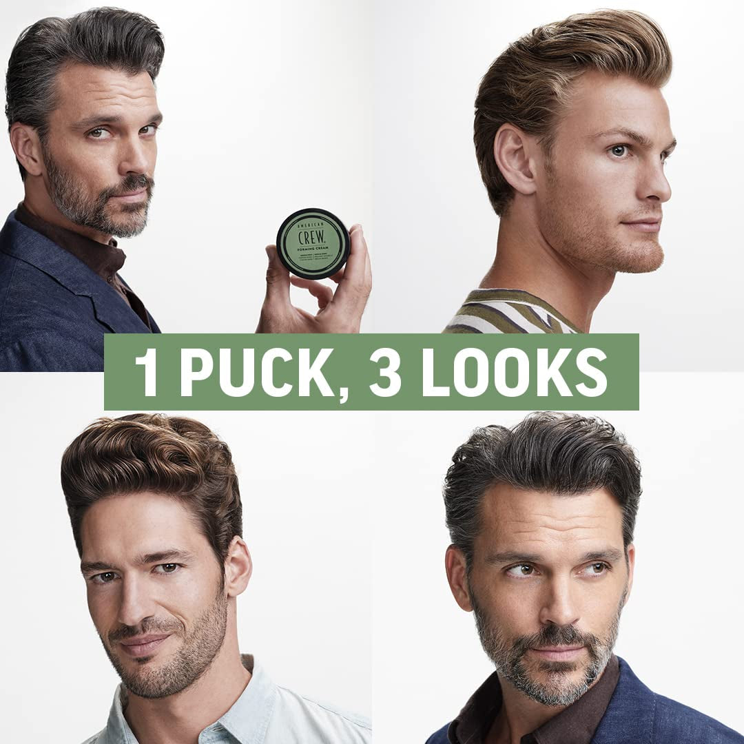 American Crew Men'S Hair Forming Cream (OLD VERSION), like Hair Gel with Medium Hold & Medium Shine, 3 Oz (Pack of 1)