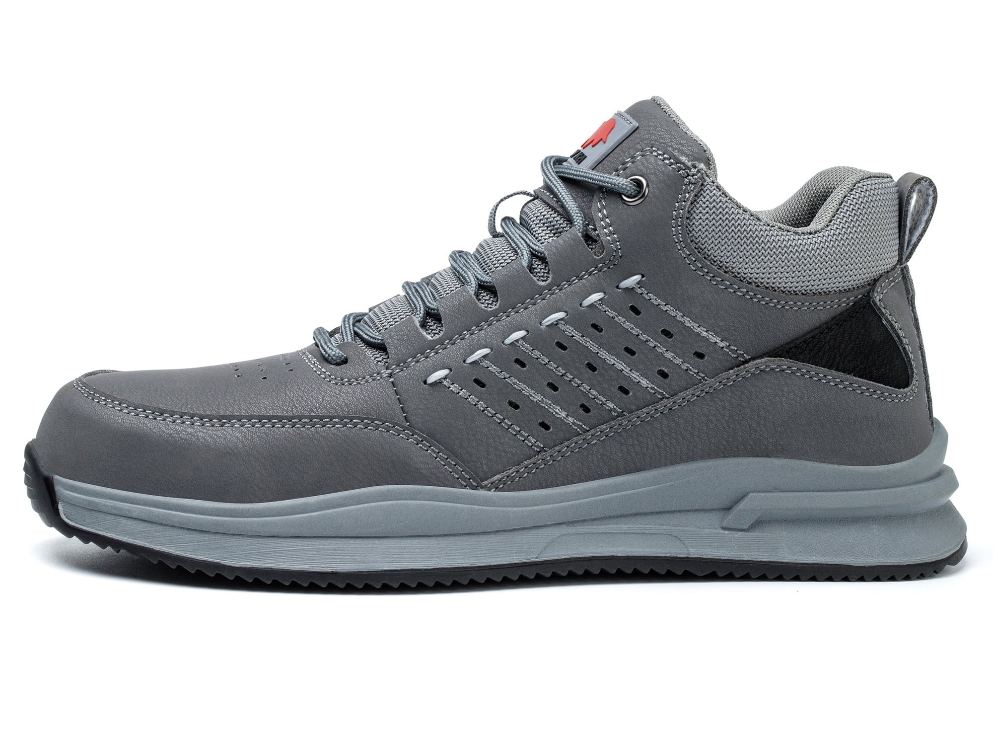 Composite Toe Safety Shoes for Men Women Lightweight Work Sneakers Leather Industrial Boots