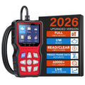 OBD2 Scanner Diagnostic Tool, Check Engine Code Reader & Car Scanner, Mode 6 Mode 8 & I/M Readiness for Smog Check, Battery Test & EPB/SAS Reset, Auto Diagnostic Scan Tool for All OBDII Cars 1996+