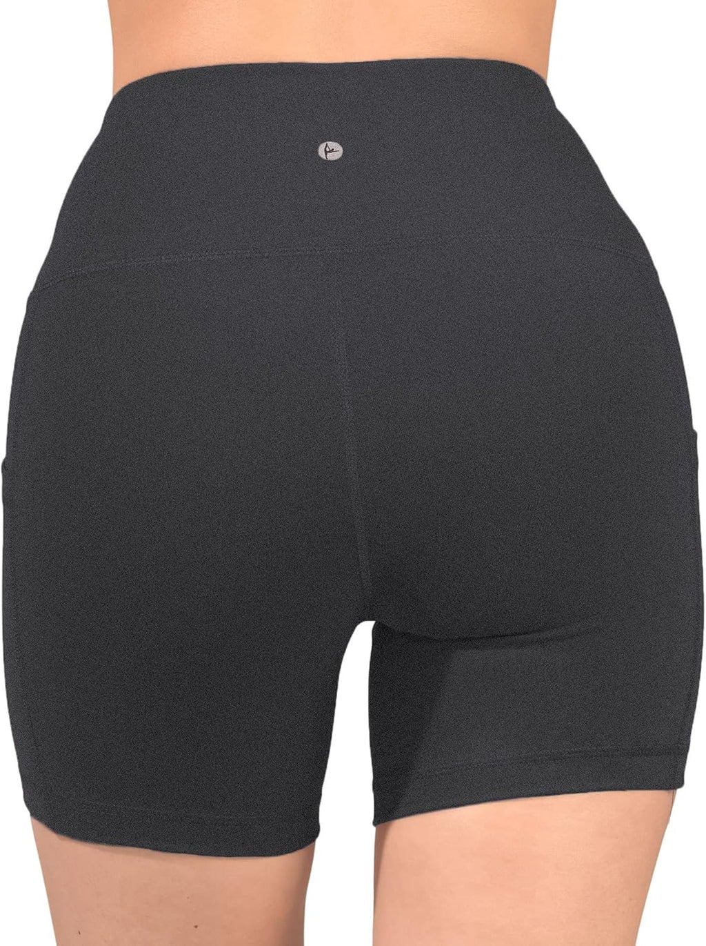 90 Degree by Reflex Womens High Waisted Biker Shorts with Side Pockets Workout Shorts 5”, 7”, 9”