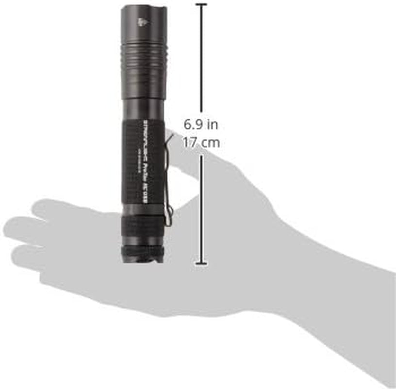 Streamlight Protac HL USB 1000-Lumen Tactical Flashlight - Rechargeable, Multi-Fuel, Includes USB Cable & Holster - Black