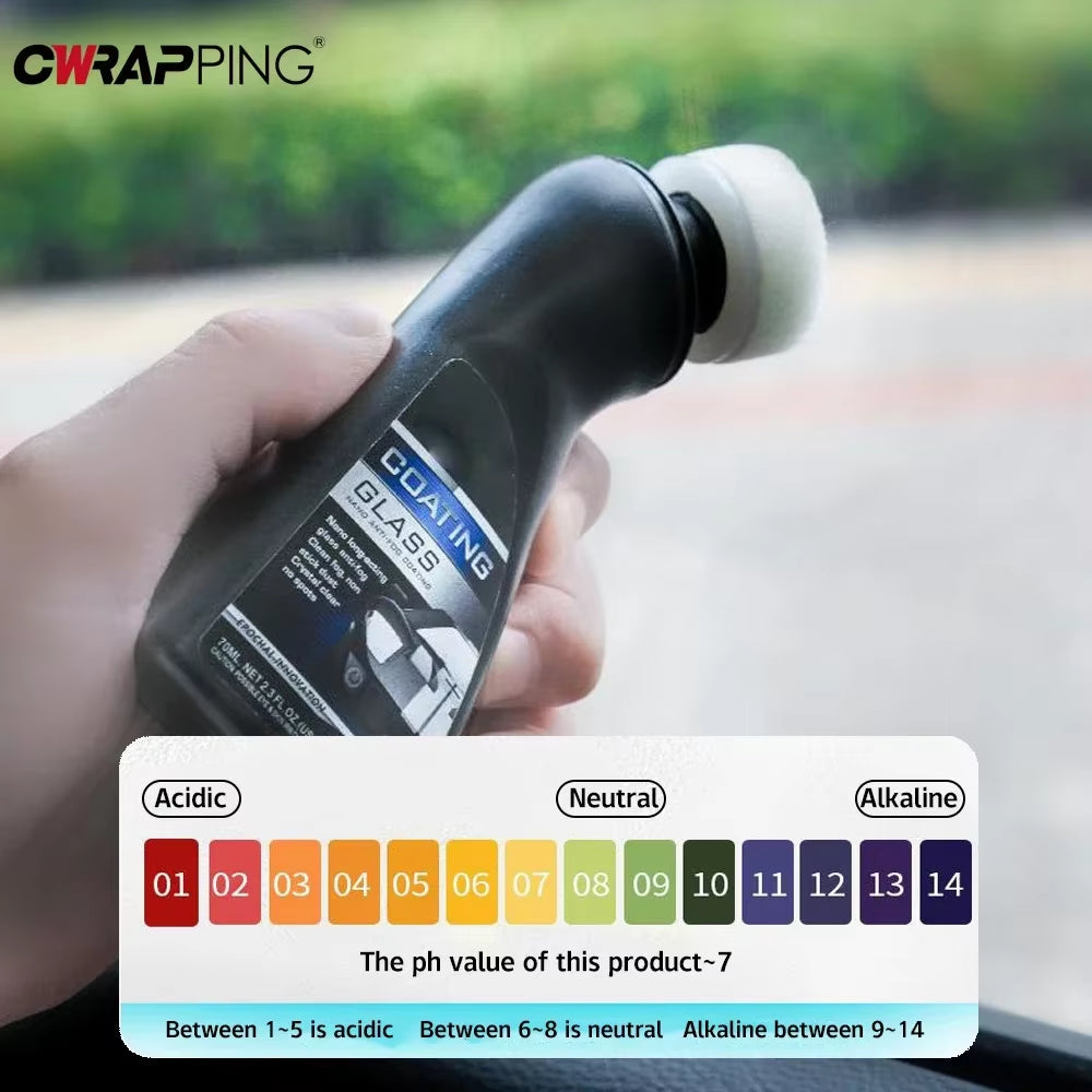 Windshield Anti-Fog Spray Cleaner and Membrane Coating for Automotive Glass and Mirrors