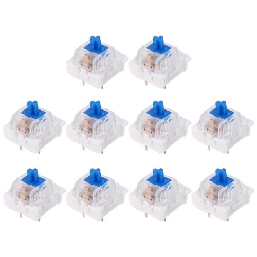 10 Pieces Keyboard Replacement Parts Compatible for Cherry MX Gateron Mechanical Keyboard LED Switches 3Pin Durable