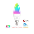 Smart WiFi Zigbee Dimmable LED Light Bulb E27 E14 GU10 RGBCW 2700-6500K Compatible with Ewelink APP, Alexa, Google Home, and Yandex