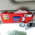 Car Sun Visor Organizer and Sunglasses Holder for Automotive Interior Accessories