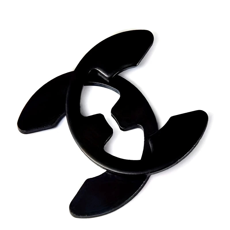 120/580-Piece Carbon Steel E-Clamp Washer Combo Kit Circlip Retaining Ring for Shaft Fasteners