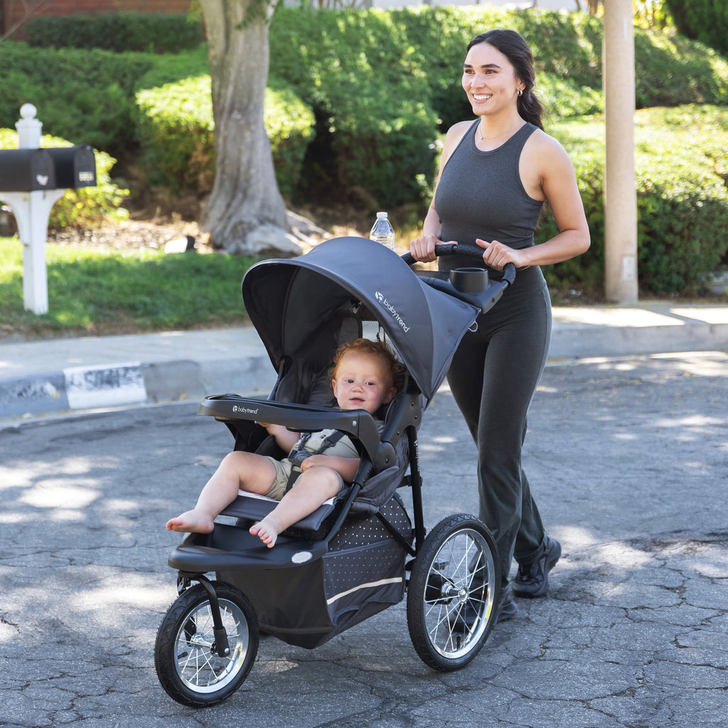 Baby Trend Expedition Jogging Stroller, Dash Black