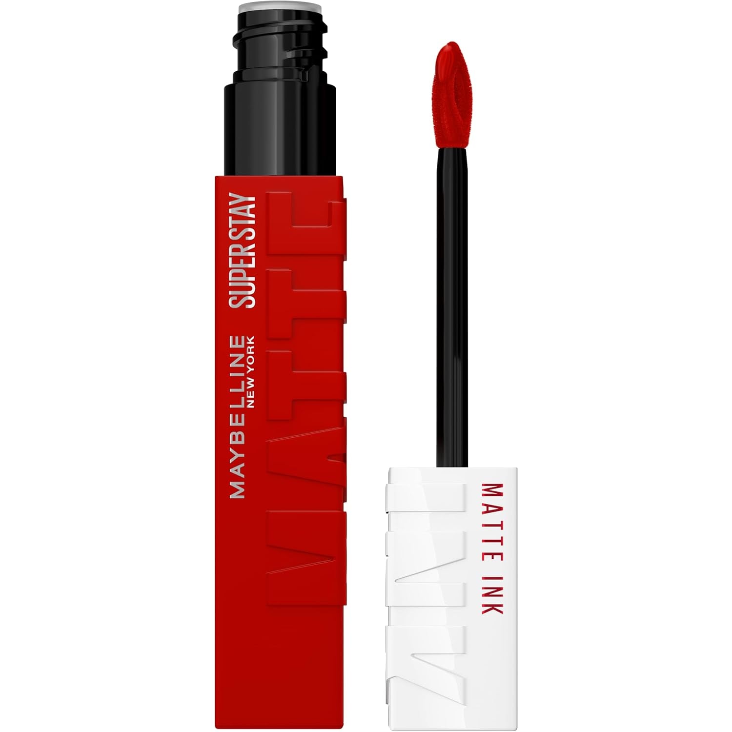 Maybelline Super Stay Matte Ink Liquid Lipstick - Long Lasting Ruby Red, Up to 16H Wear, High Impact Color
