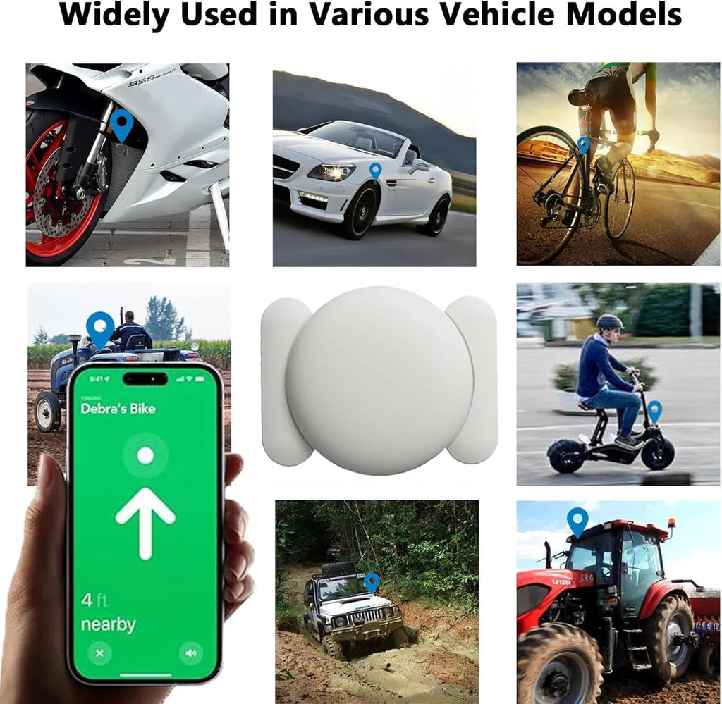 HONGTOP Car GPS Tracking Device for Vehicles Real Time GPS Tracker Work with Find My (Ios Only) No Monthly Fee GPS Car Tracker