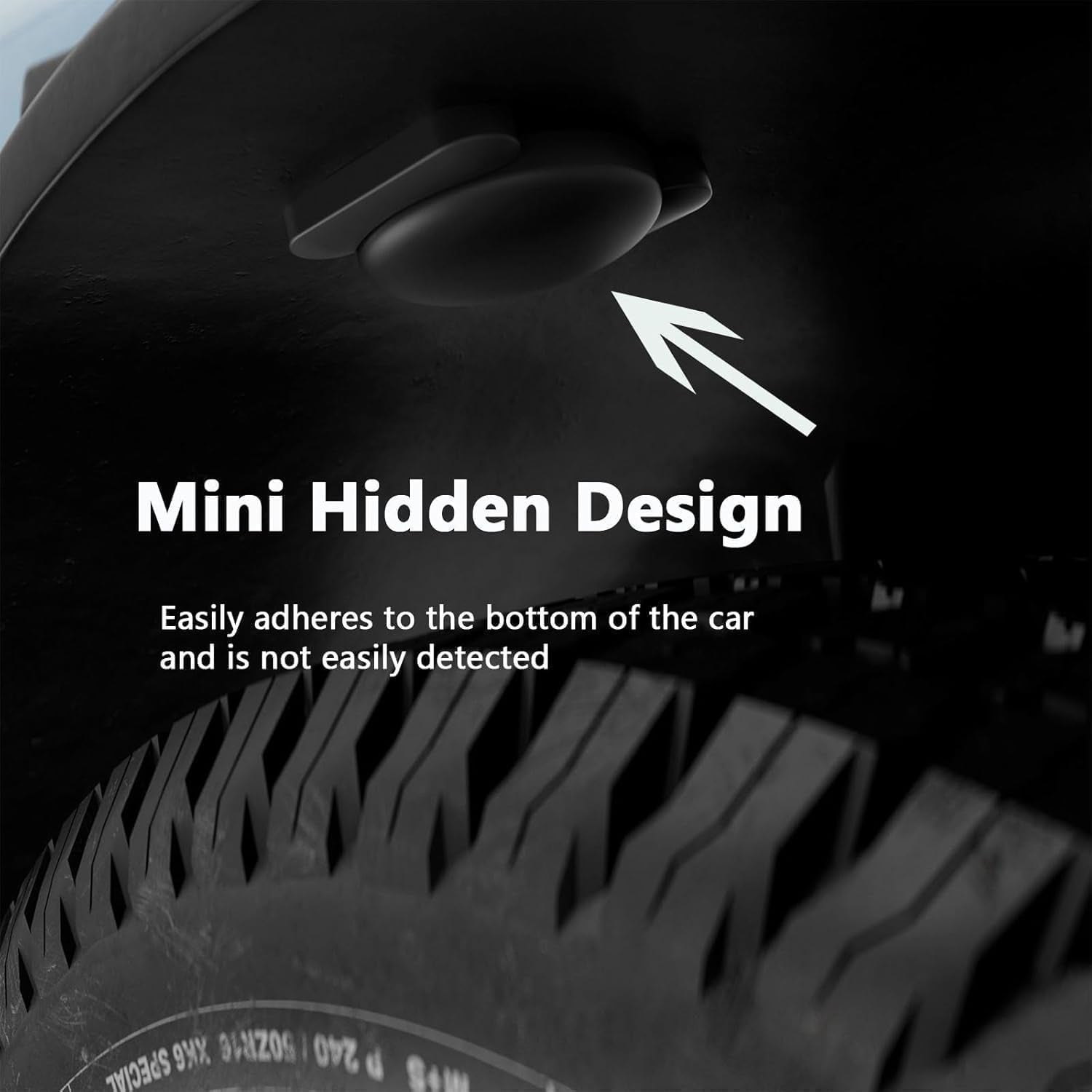 Mini GPS Tracker for Vehicles No Monthly Fee Magnetic GPS Tracker Full USA Coverage Hidden Car Locator Works with Apple Find My(Ios Only) with Magnetic Waterproof Case.