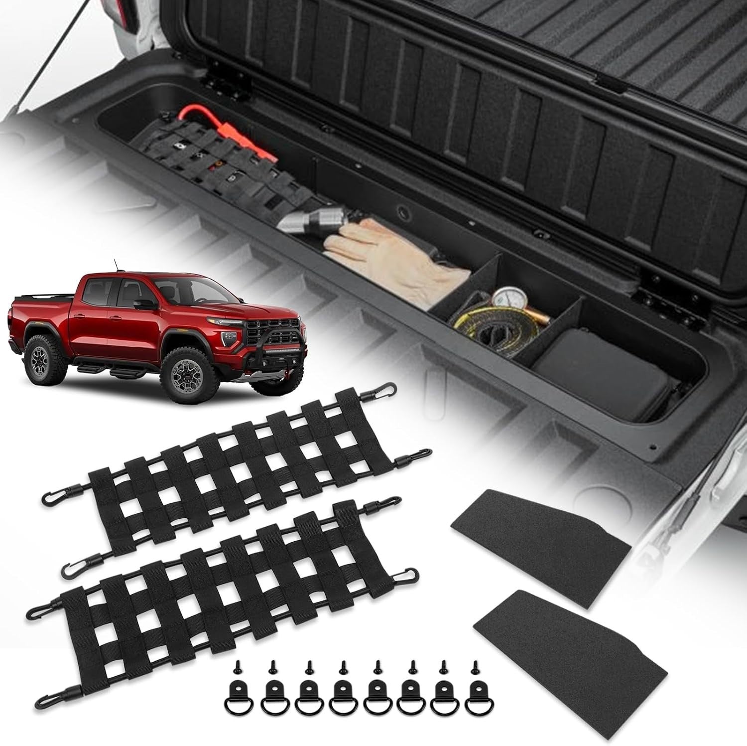 Tailgate Organizer for Chevy Colorado and GMC Vehicles