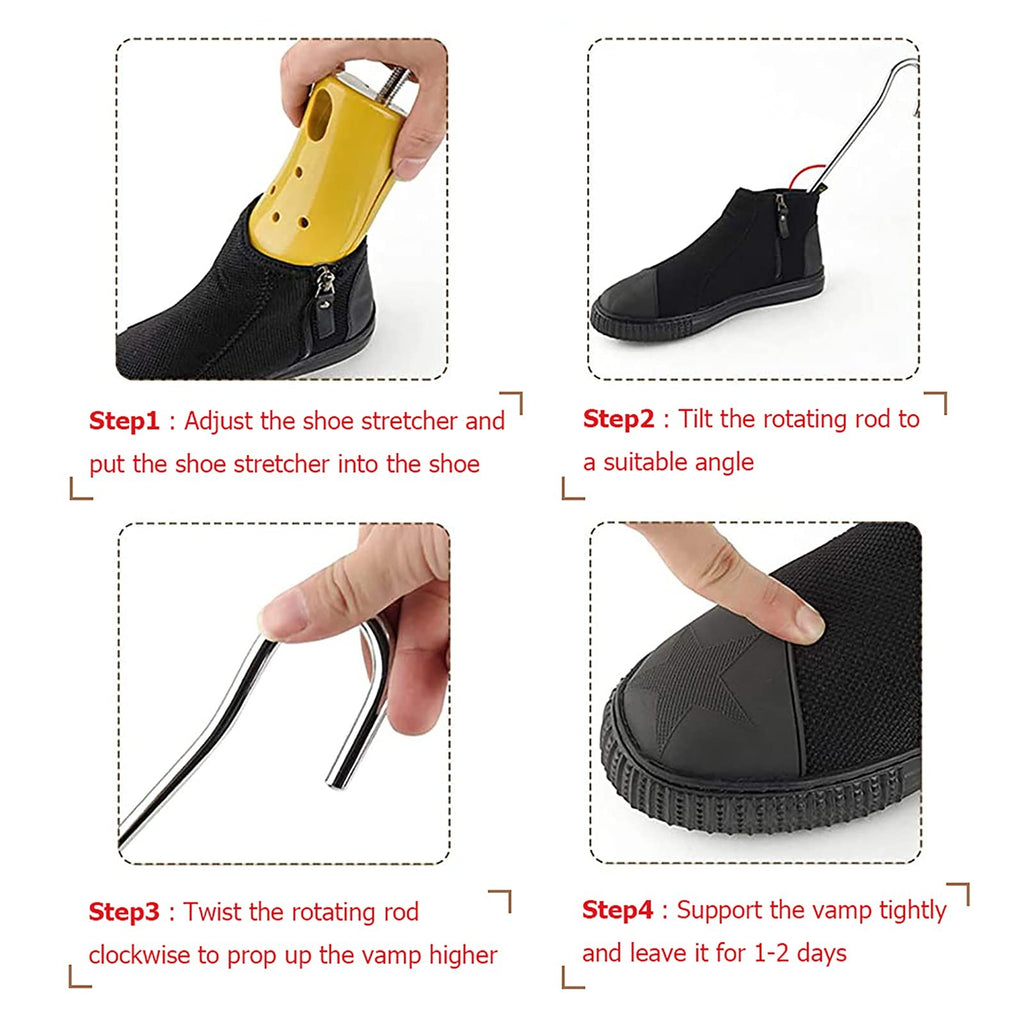 Adjustable Shoe Instep Stretcher and Higher Vamp Boot Trees