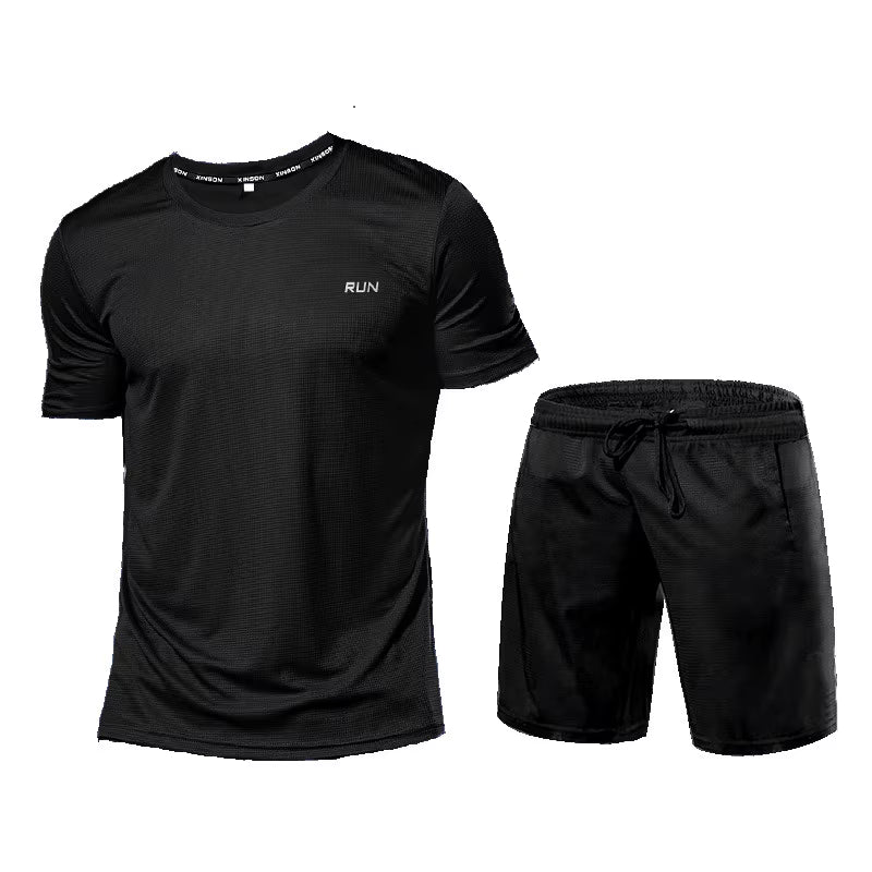 Men'S Sportswear Tracksuit Gym Compression Clothing Fitness Running Set Athletic Wear T Shirts Ropa Deportiva Hombre Camisetas