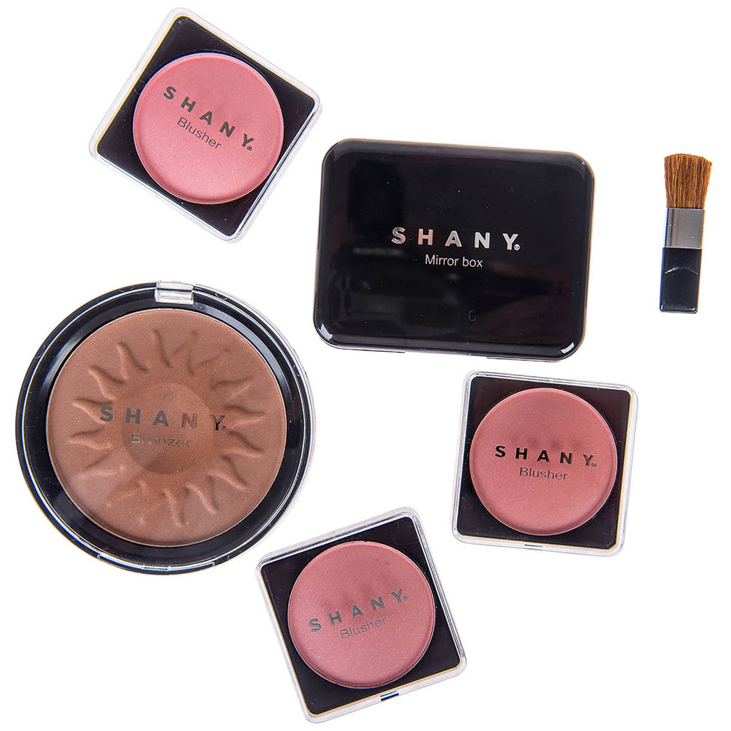 SHANY Comprehensive Makeup Trunk Set (Includes Eye Shadow Palette and Blush)