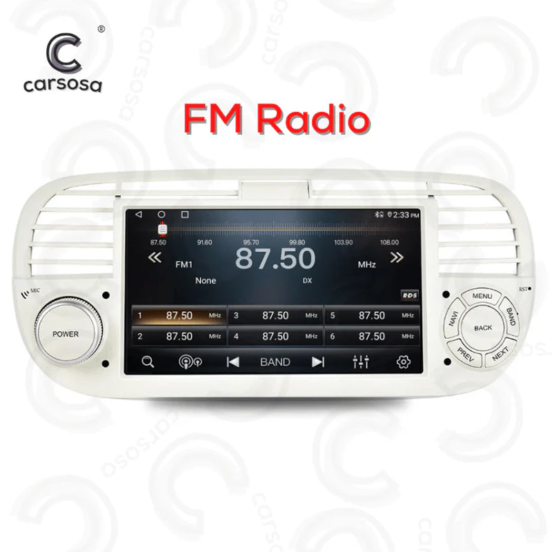 FIAT 500 & Abarth | 2008-2015 | Apple Carplay & Android Auto | 7.0" Car Radio