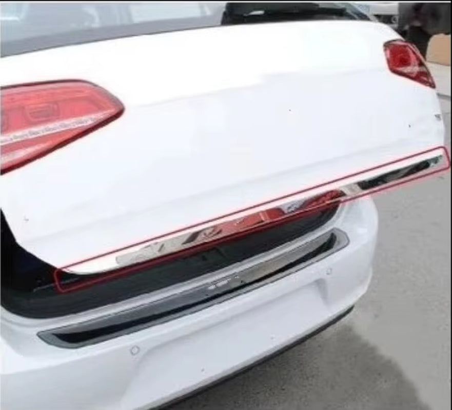 Stainless Steel Rear Tailgate Trim Cover for Fit for Golf MK6/MK7 (2014-2016) - 1 Piece Car Accessory