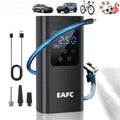 EAFC Air Compressor Air Pump Car Portable Tyre Inflator Wireless/Wired Pump 150PSI Air Compressor for Car Motorcycles Bike