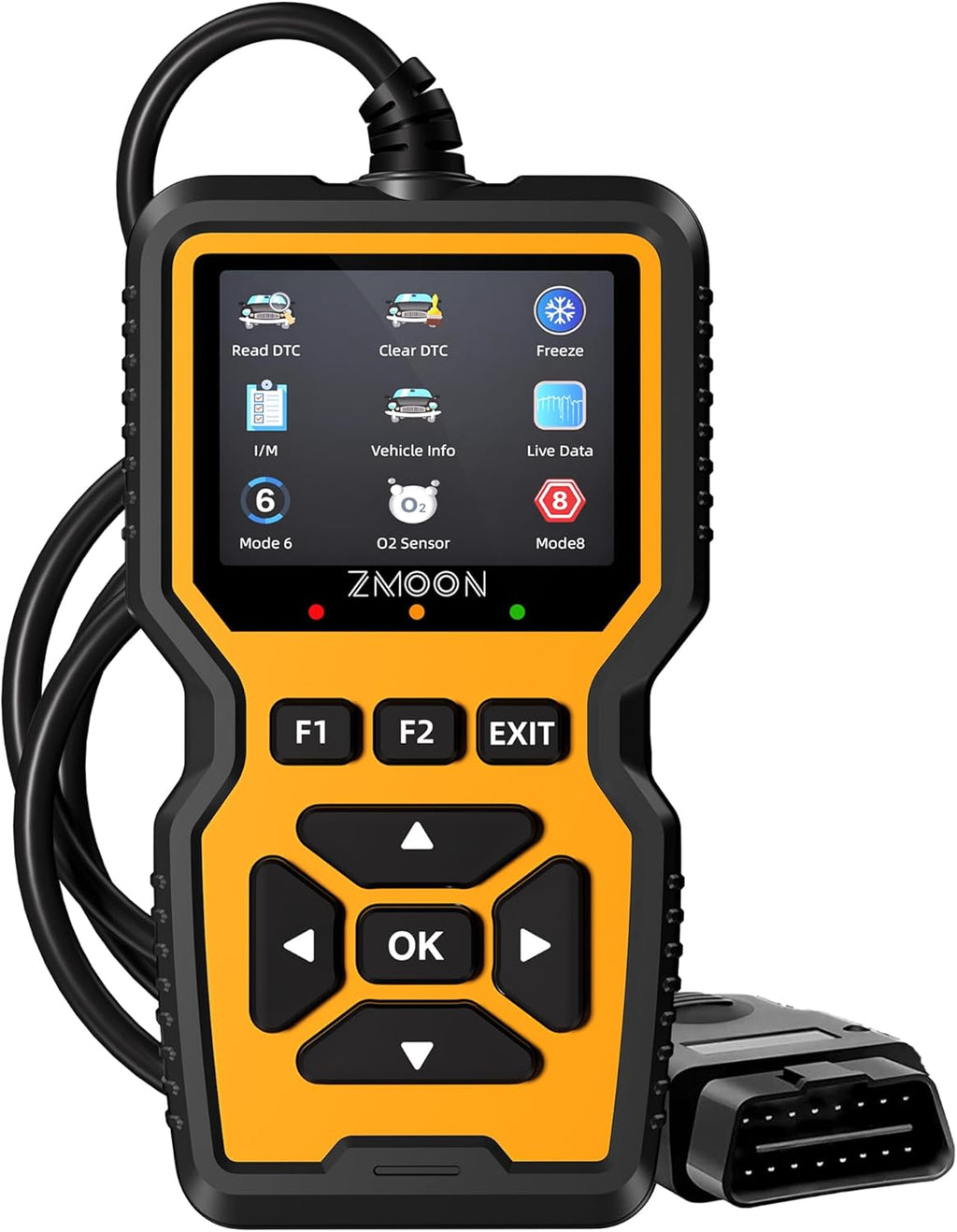 ZMOON ZM201 Professional OBD2 Scanner Diagnostic Tool, Enhanced Check Engine Code Reader with Reset OBDII/EOBD Car Diagnostic Scan Tools for All Vehicles after 1996, 2026 Upgraded