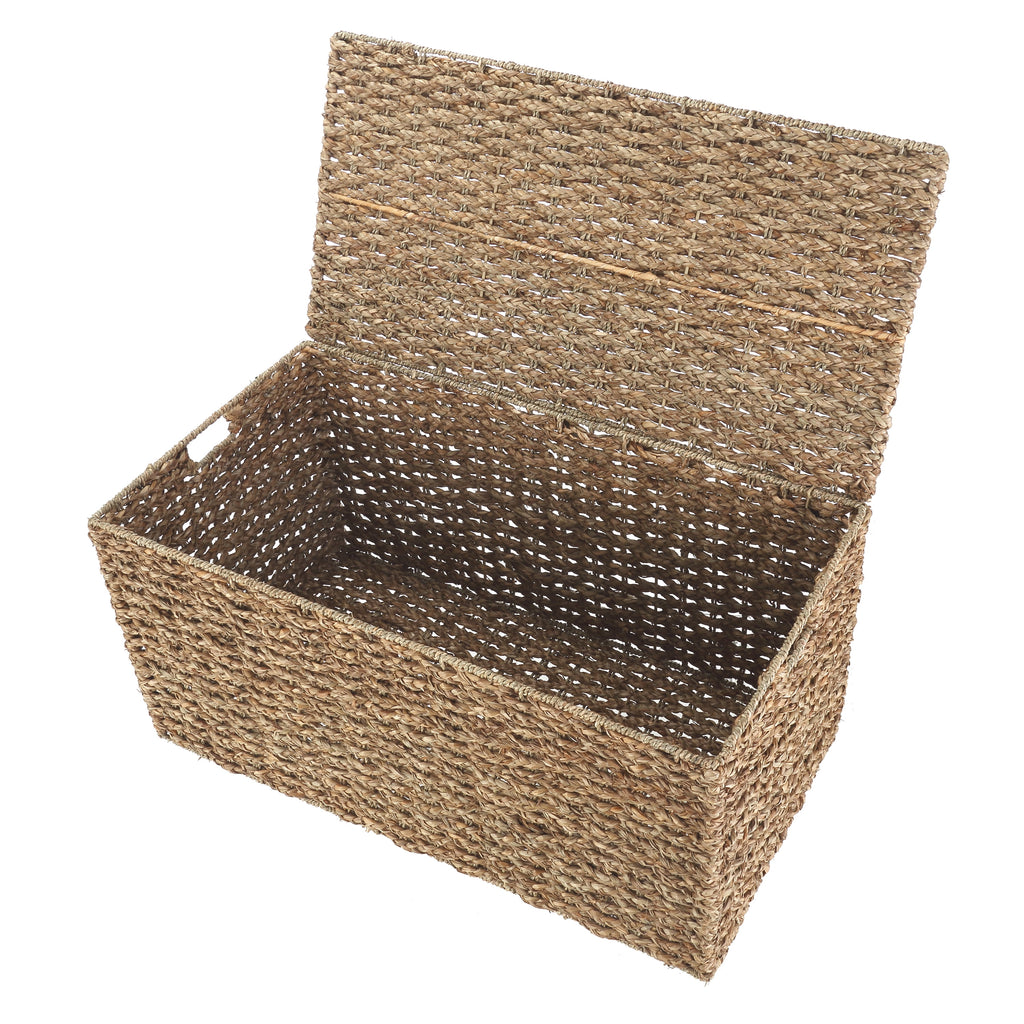 XL Braided Seagrass Storage Trunk