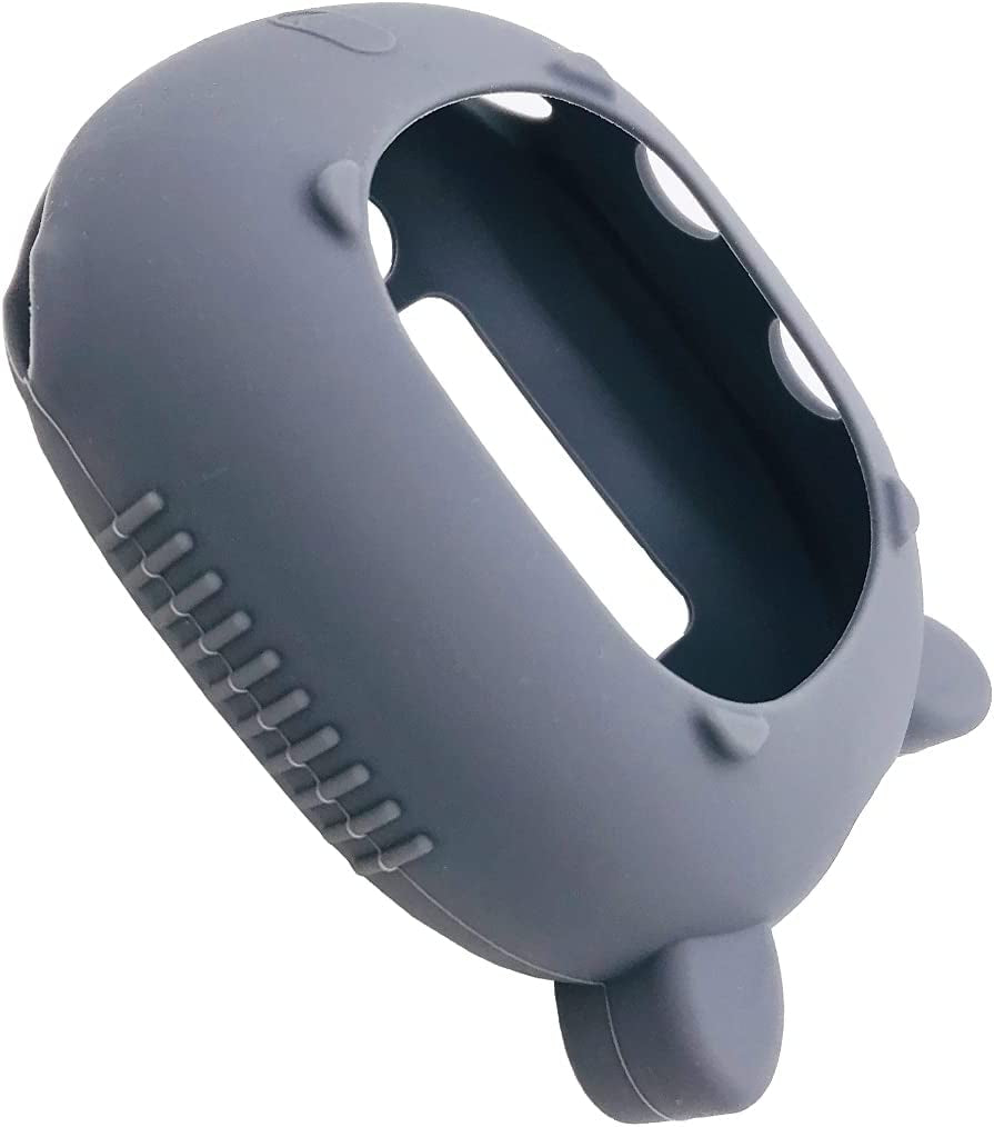 JCHPINE Silicone Cover Case for JBL Clip 4 Portable Bluetooth Speaker, Protective Carrying Case for JBL Clip 4 Portable Bluetooth Speaker Stand up Holder (Grey)
