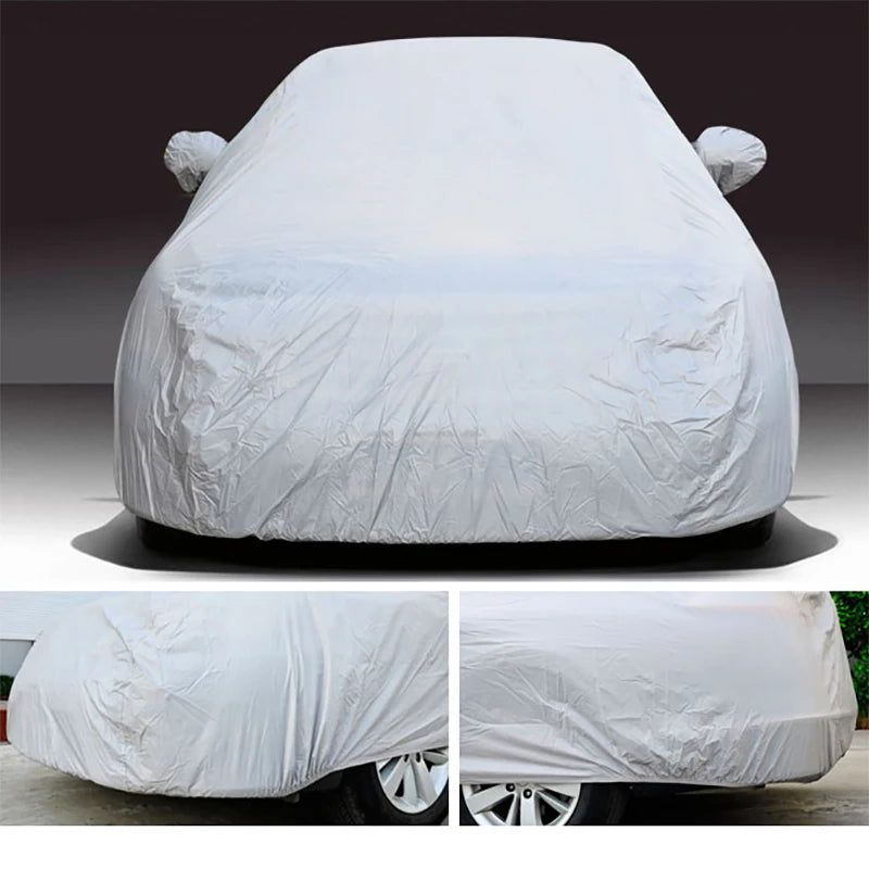 Universal Waterproof Car Cover for SUVs and Sedans - All-Weather Protection Against Sun, Rain, Snow, and Dust