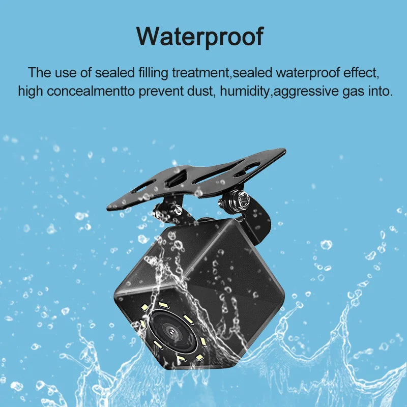 High-Definition Waterproof Rear Camera for Driving Recorders - 140° Wide Angle, Night Vision & Parking Monitoring