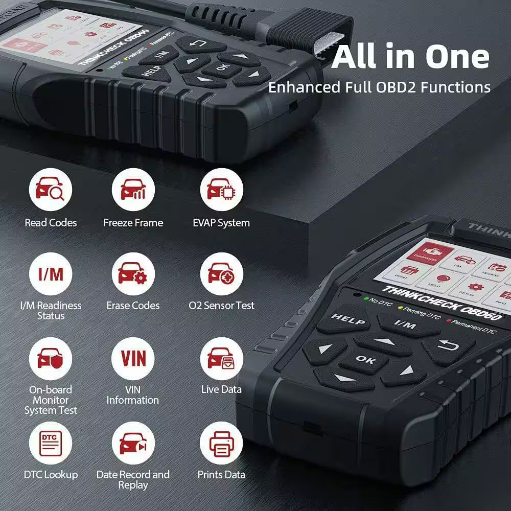 OBD2 Scanner Car Code Reader DIY Scan Tool Tester THINKCHECK OBD60